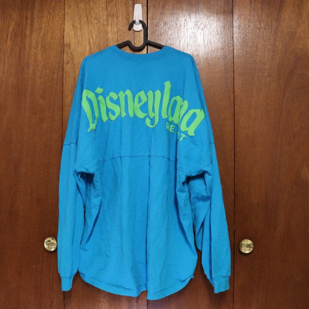 Disneyland Resort Spirit Jersey – Blue Green Long Sleeve - Picture 2 of 5
